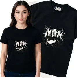 koszulka-damska-czarny-bawelna-t-shirt-m-nadruk