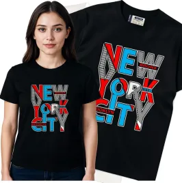 koszulka-damska-czarny-bawelna-t-shirt-s-nadruk