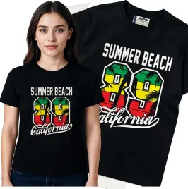 koszulka-damska-czarny-bawelna-t-shirt-s-nadruk