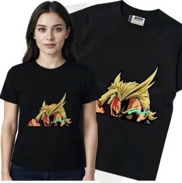 koszulka-damska-czarny-bawelna-t-shirt-m-nadruk