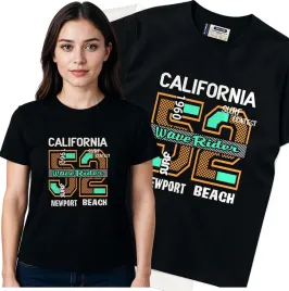 koszulka-damska-czarny-bawelna-t-shirt-s-nadruk