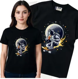 koszulka-damska-czarny-bawelna-t-shirt-l-nadruk