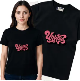 koszulka-damska-czarny-bawelna-t-shirt-l-nadruk