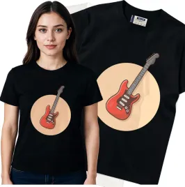 koszulka-damska-czarny-bawelna-t-shirt-s-nadruk