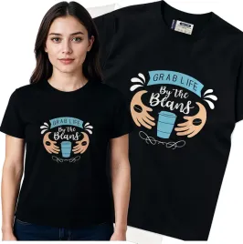 koszulka-damska-czarny-bawelna-t-shirt-s-nadruk