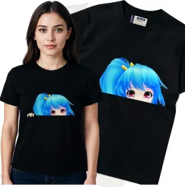 koszulka-damska-czarny-bawelna-t-shirt-m-nadruk