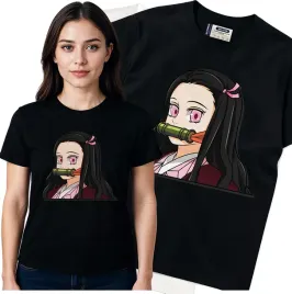 koszulka-damska-czarny-bawelna-t-shirt-m-nadruk