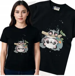 koszulka-damska-czarny-bawelna-t-shirt-m-nadruk