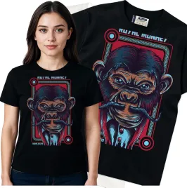 koszulka-damska-czarny-bawelna-t-shirt-s-nadruk