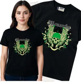 koszulka-damska-czarny-bawelna-t-shirt-s-nadruk