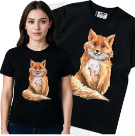 koszulka-damska-czarny-bawelna-t-shirt-s-nadruk