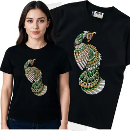 koszulka-damska-czarny-bawelna-t-shirt-l-nadruk