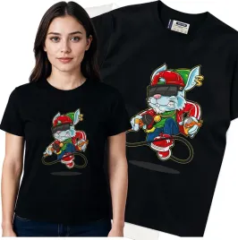 koszulka-damska-czarny-bawelna-t-shirt-xxl-nadruk