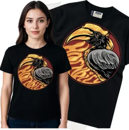 koszulka-damska-czarny-bawelna-t-shirt-xxl-nadruk