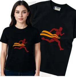koszulka-damska-czarny-bawelna-t-shirt-s-nadruk