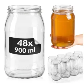 48x-sloiki-na-przetwory-900ml-sloik-na-miod-ogorki-przetwory-sloiki-900-ml