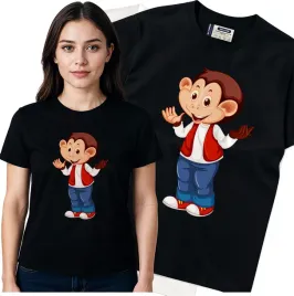 koszulka-damska-czarny-bawelna-t-shirt-l-nadruk