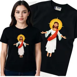 koszulka-damska-czarny-bawelna-t-shirt-s-nadruk
