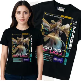 koszulka-damska-czarny-bawelna-t-shirt-m-nadruk