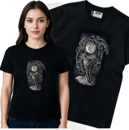 koszulka-damska-czarny-bawelna-t-shirt-s-nadruk