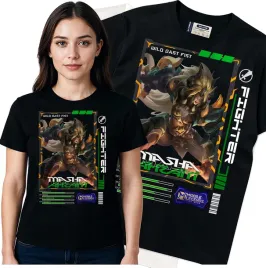 koszulka-damska-czarny-bawelna-t-shirt-m-nadruk