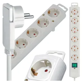 przedluzacz-z-plaska-wtyczka-listwa-zasilajaca-6-gniazd-schuko-bialy-2m