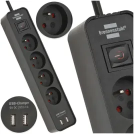 przedluzacz-listwa-zasilajaca-czarna-4-gniazda-kabel-15m-ladowarka-2xusb