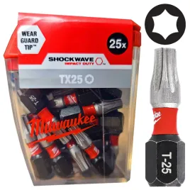 bit-bity-udarowe-shockwave-impact-duty-milwaukee-tx25x25-mm-25-sztuk