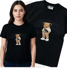 koszulka-damska-czarny-bawelna-t-shirt-l-nadruk