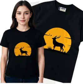 koszulka-damska-czarny-bawelna-t-shirt-s-nadruk