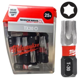 bit-bity-udarowe-shockwave-impact-duty-milwaukee-tx30x25-mm-25-sztuk