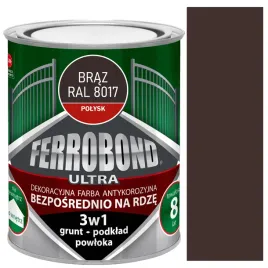 farba-do-metalu-zeliwa-ferrobond-braz-polysk-ral-8017-poj-07-l-brazowa