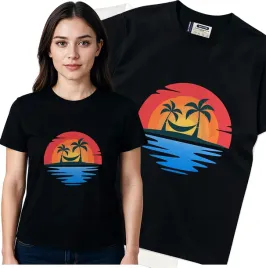 koszulka-damska-czarny-bawelna-t-shirt-s-nadruk