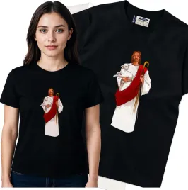 koszulka-damska-czarny-bawelna-t-shirt-l-nadruk