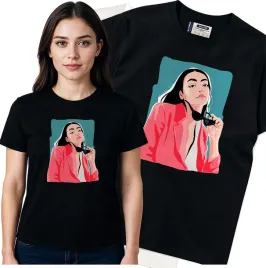 koszulka-damska-czarny-bawelna-t-shirt-l-nadruk