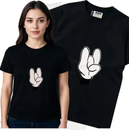 koszulka-damska-czarny-bawelna-t-shirt-s-nadruk