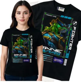 koszulka-damska-czarny-bawelna-t-shirt-s-nadruk