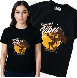 koszulka-damska-czarny-bawelna-t-shirt-m-nadruk
