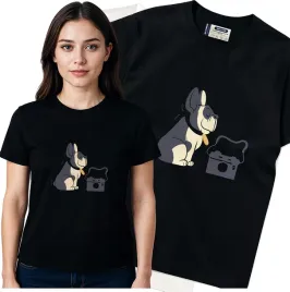 koszulka-damska-czarny-bawelna-t-shirt-s-nadruk