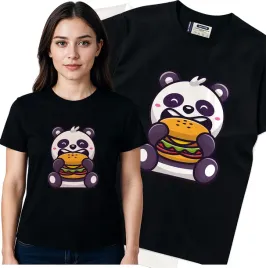 koszulka-damska-czarny-bawelna-t-shirt-m-nadruk