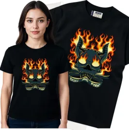 koszulka-damska-czarny-bawelna-t-shirt-l-nadruk