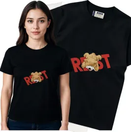 koszulka-damska-czarny-bawelna-t-shirt-xxl-nadruk