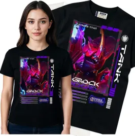 koszulka-damska-czarny-bawelna-t-shirt-s-nadruk
