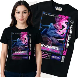 koszulka-damska-czarny-bawelna-t-shirt-s-nadruk