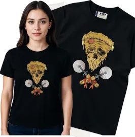koszulka-damska-czarny-bawelna-t-shirt-l-nadruk