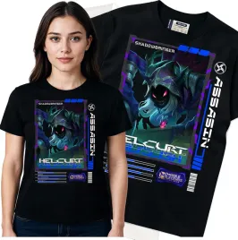 koszulka-damska-czarny-bawelna-t-shirt-s-nadruk