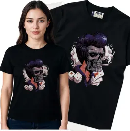 koszulka-damska-czarny-bawelna-t-shirt-l-nadruk