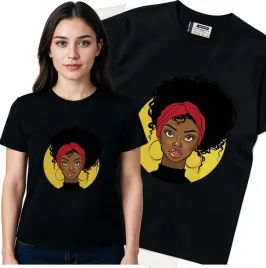 koszulka-damska-czarny-bawelna-t-shirt-l-nadruk