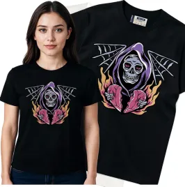 koszulka-damska-czarny-bawelna-t-shirt-xl-nadruk