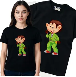 koszulka-damska-czarny-bawelna-t-shirt-m-nadruk